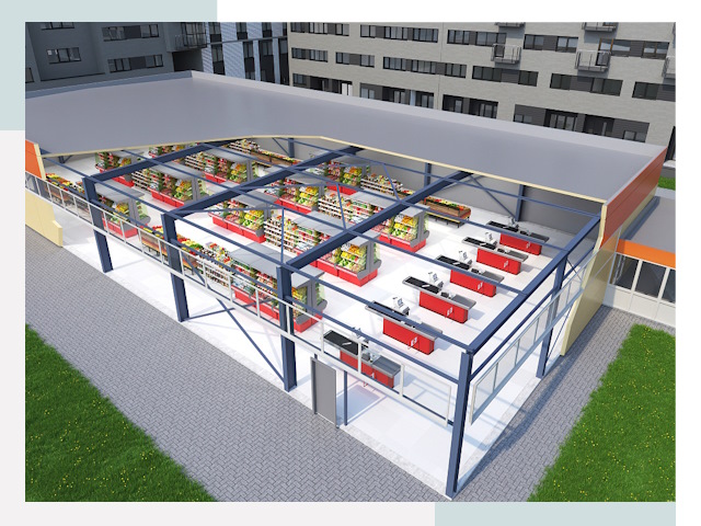 Строительство магазинов в Воскресенск от 620 руб. за м²