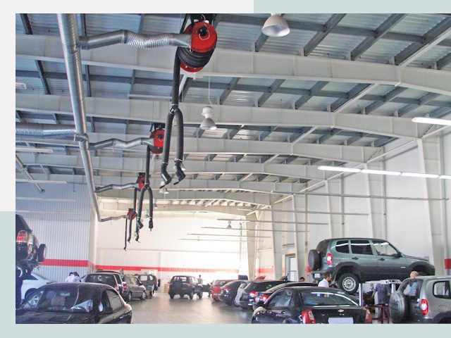 Строительство автосалонов из металлоконструкций от 620 руб.