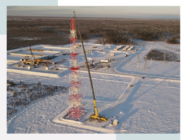 Мачты связи в Воскресенске