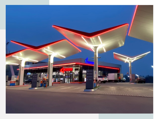 Навесы для АЗС в Воскресенске