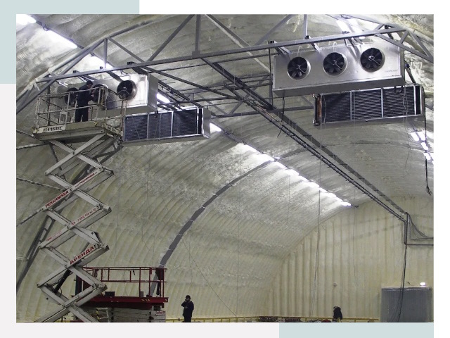 Оснащение ангаров в Воскресенске