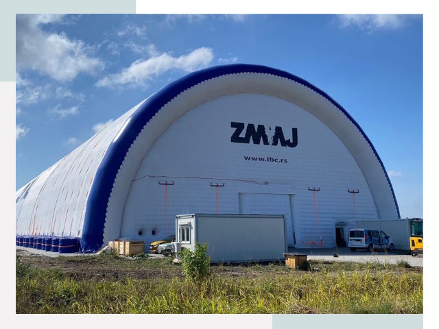 Брендирование ангаров в Воскресенске