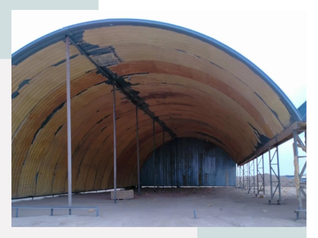 Реконструкция ангаров в Воскресенске