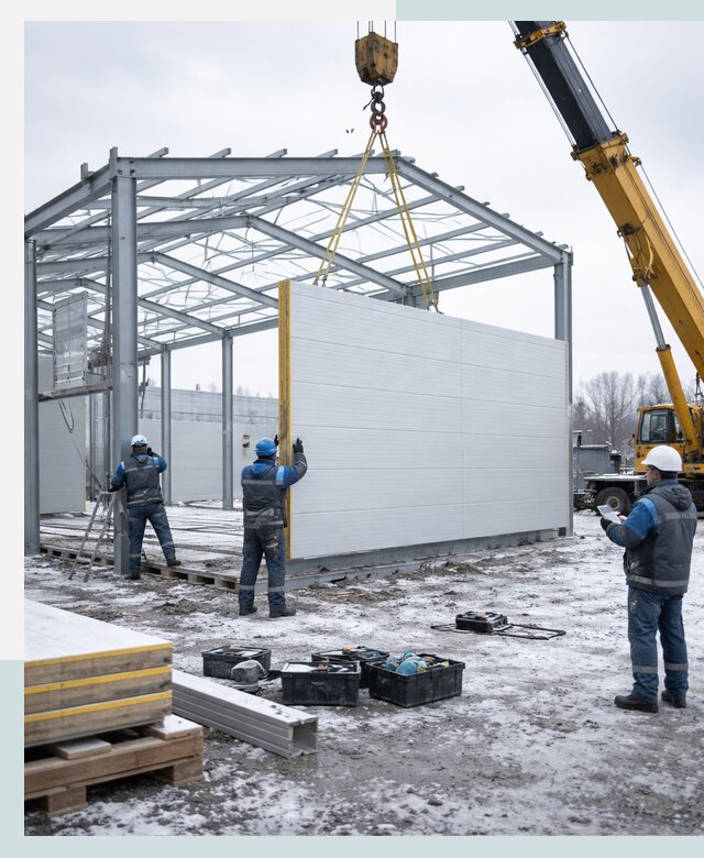 Строительство холодильных складов под ключ в Воскресенске