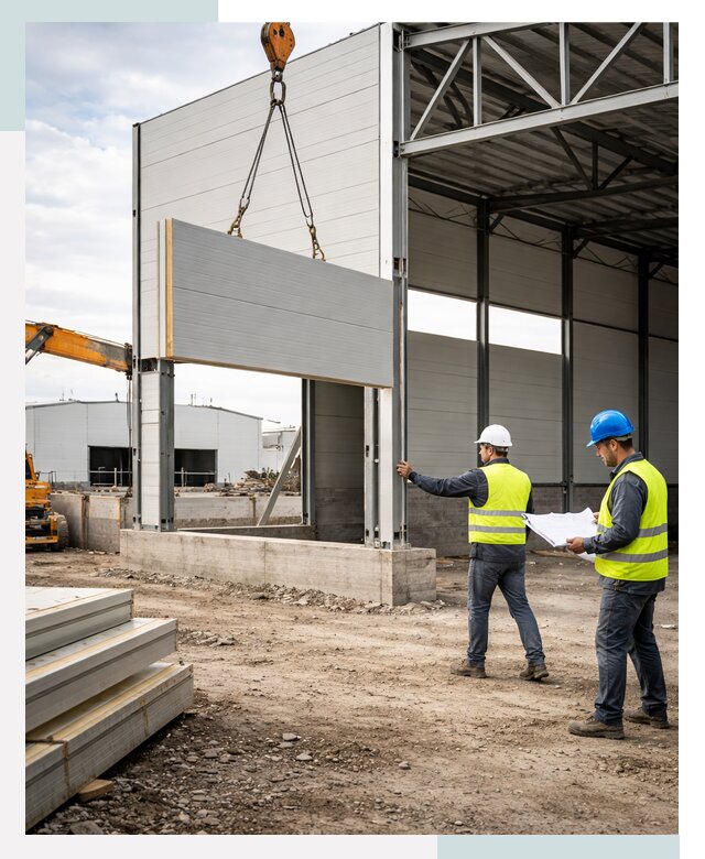 Склад из сэндвич панелей под ключ в Воскресенске от 9821 р. | СтальСтрой-Вск