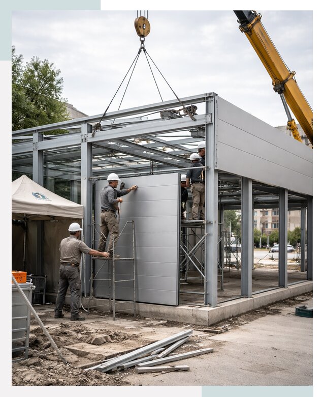 СтальСтрой-Вск: торговый павильон под ключ в Воскресенске от 36183 р.