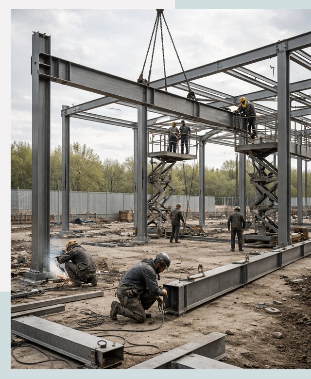 Строительство выставочных павильонов из металлоконструкций в Воскресенске