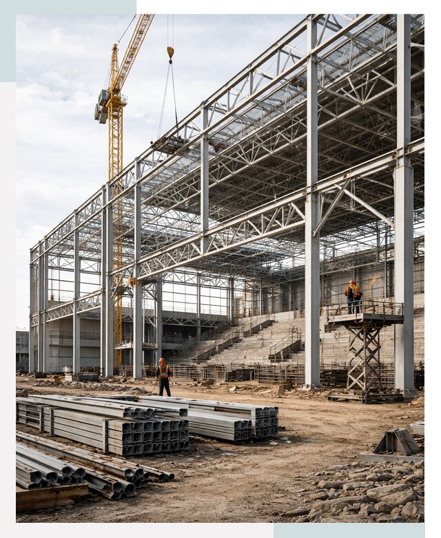 Строительство спортивных комплексов в Воскресенске от 31014 р. | СтальСтрой-Вск